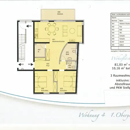 Koje 4 Kapitänsweg 4 *